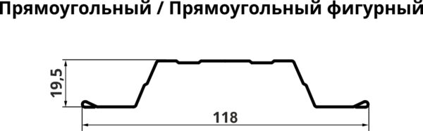 Штакетник Прямоугольный